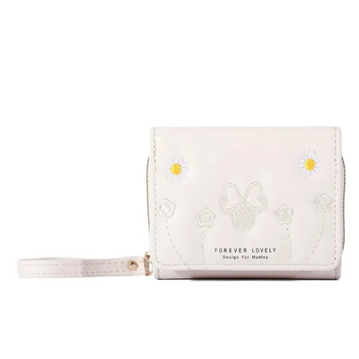 1kom muške modne izvezene torbice za novčiće ljubavi, trostruki držač za kartice, novčanik s više utora za kartice