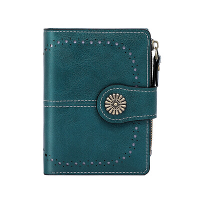 Ženski kratki novčanik, jednostavna obična poliuretanska spojka, ležerni trendi držač kartica, višenamjenska torba za kartice za novčiće za svakodnevnu upotrebu