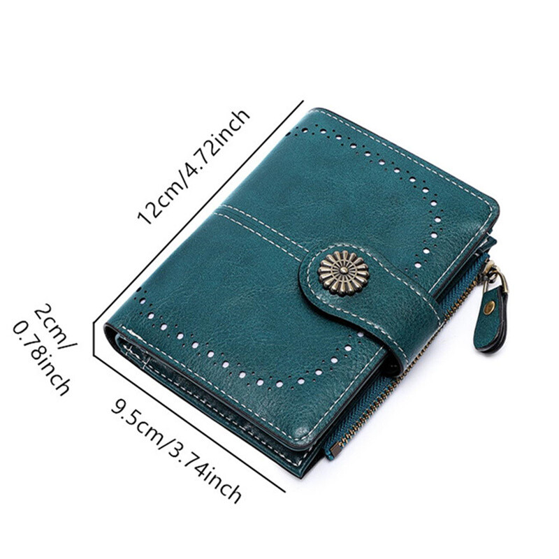 Ženski kratki novčanik, jednostavna obična poliuretanska spojka, ležerni trendi držač kartica, višenamjenska torba za kartice za novčiće za svakodnevnu upotrebu