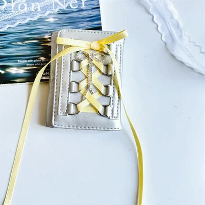 Portofele dulci argintii MOBO pentru femei Y2k, cu curele de designer, originală, la modă, scurtă, cu monede, stil coreean, ocazional, nou portofel drăguț