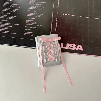 Portofele dulci argintii MOBO pentru femei Y2k, cu curele de designer, originală, la modă, scurtă, cu monede, stil coreean, ocazional, nou portofel drăguț