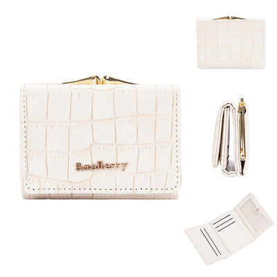 Baellerry jauns īss sieviešu maks monētu kabatas krokodila raksts sieviešu somiņa fotoattēlu turētājs Maks meitenēm, Hasp karšu turētājs