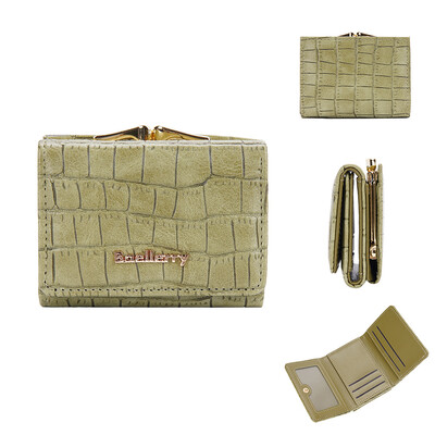 Baellerry jauns īss sieviešu maks monētu kabatas krokodila raksts sieviešu somiņa fotoattēlu turētājs Maks meitenēm, Hasp karšu turētājs