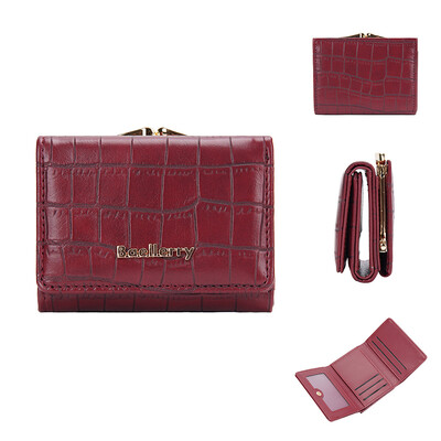 Baellerry jauns īss sieviešu maks monētu kabatas krokodila raksts sieviešu somiņa fotoattēlu turētājs Maks meitenēm, Hasp karšu turētājs