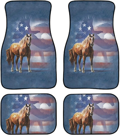 Snilety Blue Butterfly Pattern Automašīnas Grīdas Paklājiņi Gumijas Pamatne 4 Dabiņas, Sieviešu Meitenes Pilns Komplekts Auto Priekšējie Aizmugurējie Grīdas Paklāji Heavy D