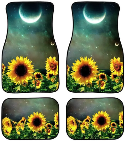 Covoraș elegant Fluture Roz pentru Mașină SUV Camion Potrivire universală Covoare față/spate pentru femei