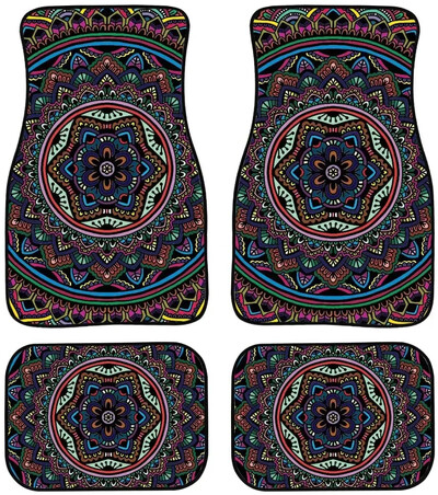 Covoraș elegant Fluture Roz pentru Mașină SUV Camion Potrivire universală Covoare față/spate pentru femei