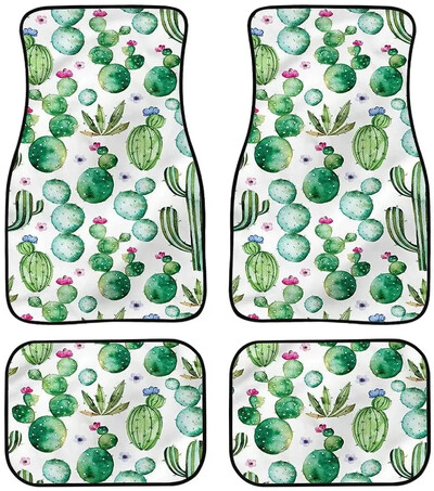 Covoraș elegant Fluture Roz pentru Mașină SUV Camion Potrivire universală Covoare față/spate pentru femei