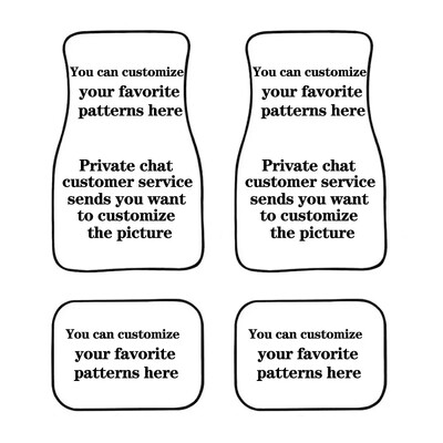 Automobiļu grīdas paklāji, Sea Turtle Print automašīnu grīdas paklāji Universālie automašīnu piederumi Priekšējais aizmugurējais pretslīdes paklājs SUV kravas furgonam