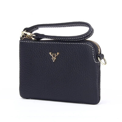 Portofele și portofele pentru monede din piele naturală pentru femei 2025, la modă, fermoar, suport pentru carduri de credit, portofel, scurtă, pentru dama, de designer