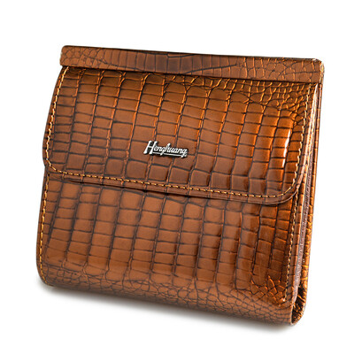 Portofel HH din piele naturală pentru femei Mini portofele pentru femei, poșetă scurtă, de lux, pentru femei, suport pentru carduri, portofele pentru doamnă