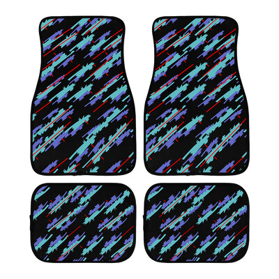 Universāls JDM Racing Styling maskēšanās zils Retro HKS grīdas paklājs salona apdares paklājs auto aksesuāri automašīnu veidošanai