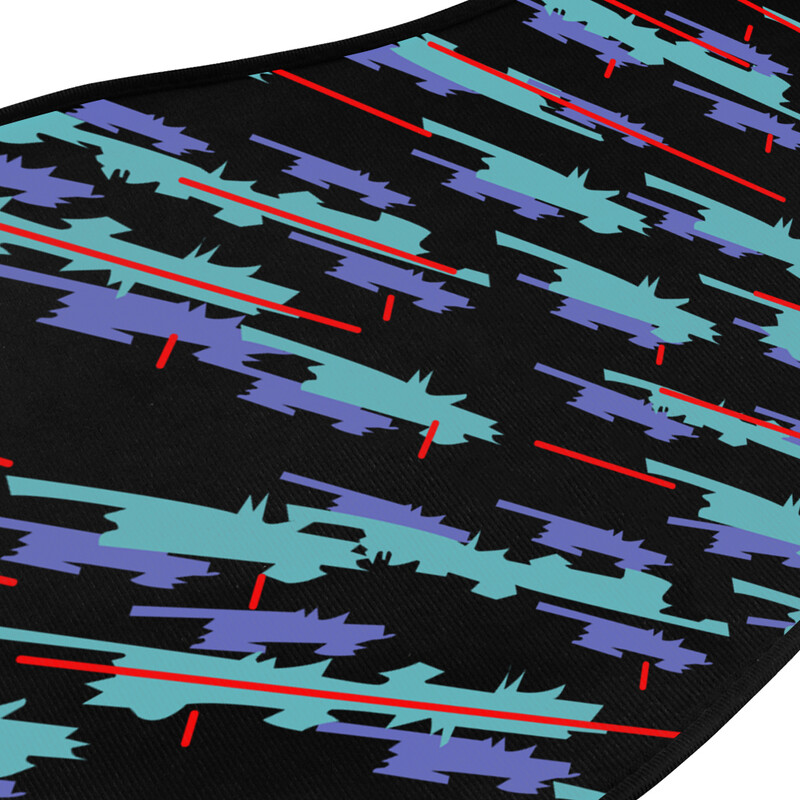 Universāls JDM Racing Styling maskēšanās zils Retro HKS grīdas paklājs salona apdares paklājs auto aksesuāri automašīnu veidošanai