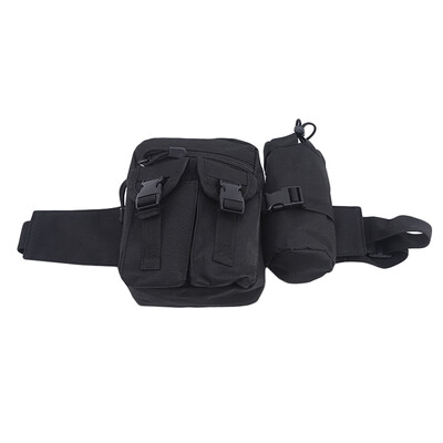 Geantă de nailon rezistentă la apă pentru bărbați, tactică, militară, pentru talie, pentru drumeții, pentru camping, în aer liber, curea de umăr, genți pentru piept sport