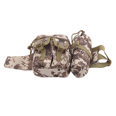 Geantă de nailon rezistentă la apă pentru bărbați, tactică, militară, pentru talie, pentru drumeții, pentru camping, în aer liber, curea de umăr, genți pentru piept sport