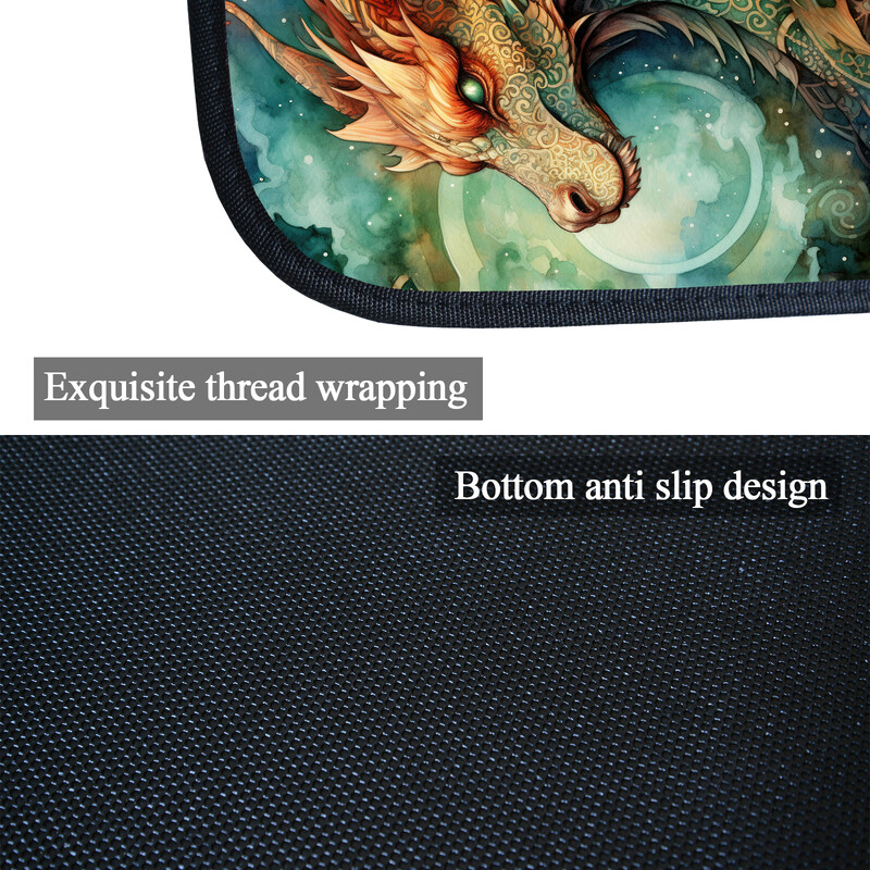 Univerzális Dragon mintás autós padlószőnyeg, csúszásmentes, tartós Four Seasons autószőnyeg Könnyen tisztítható és kopásálló padlószőnyeg