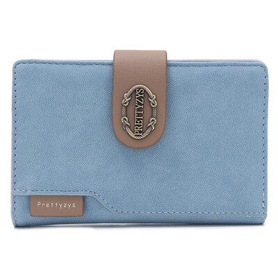 Nou Portofel Vintage Femeie Portofel Mediu Femei Dama Mica Piele Nubuck Portmoneta Fete Portafete