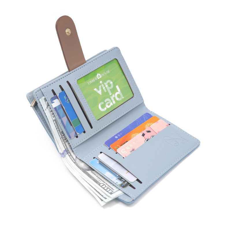 Nou Portofel Vintage Femeie Portofel Mediu Femei Dama Mica Piele Nubuck Portmoneta Fete Portafete