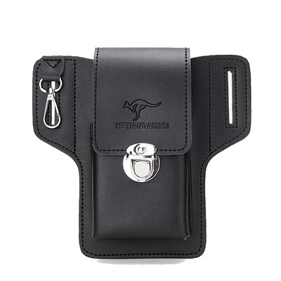 PU kožna muška dizajnerska ležerna klasična torba za kavu na rame Modna putna torba za remen oko struka Torba za noge Torba za remen