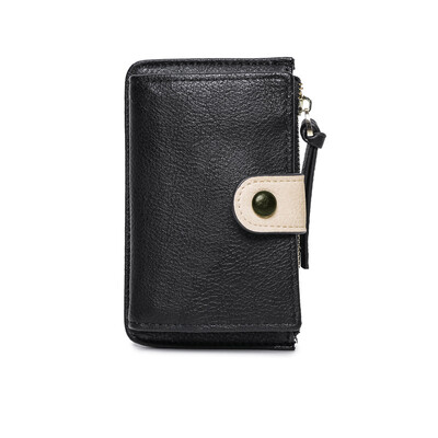 Nouă moda din piele PU femei portofele mici coreeană drăguț poșetă scurtă pentru doamne pentru femei Clip pentru bani de buzunar Suport chei pentru cărți