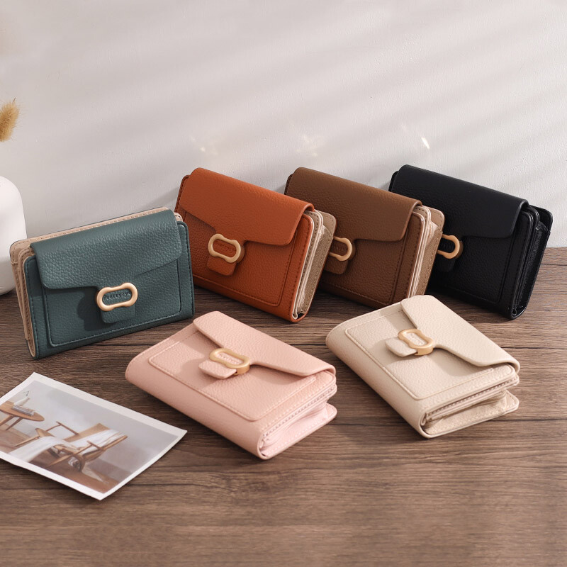 Brand Vintage Portofel Femei Poșetă Femeie Design Mediu Piele PU Schimbare Card Holder Case pentru Femei Lady Fete Carteira