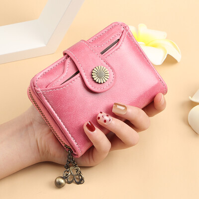 Poșetă nouă de damă Poșetă de monede premium cu fermoar cu franjuri