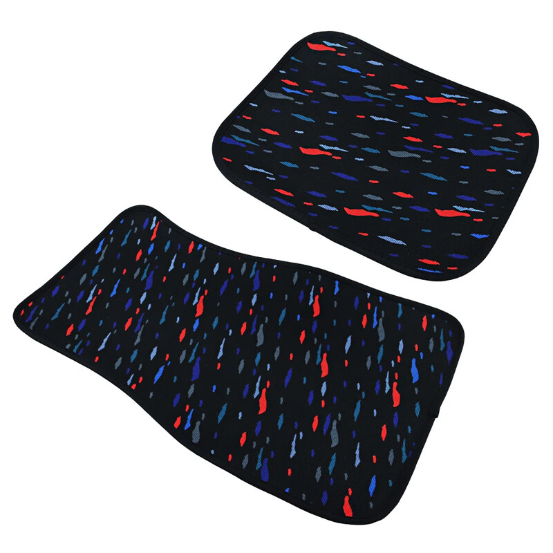 Nauji JDM automobiliniai kilimėliai, 4 vnt. automobilio konfeti audinio kilimėlis, pliušinis kiliminis kiliminis kilimėlis, neslystantis grindų kilimėliams, skirtiems automobilio modeliavimui