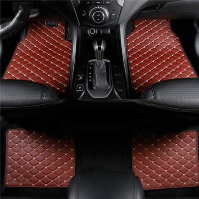 Priekš Seat Ateca Arona ibiza Leon Toledo Leon ST CUPRA Auto pēdu paliktņi PU ādas auto grīdas paklāji Auto paklāji salona aksesuāri