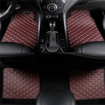 Priekš Seat Ateca Arona ibiza Leon Toledo Leon ST CUPRA Auto pēdu paliktņi PU ādas auto grīdas paklāji Auto paklāji salona aksesuāri