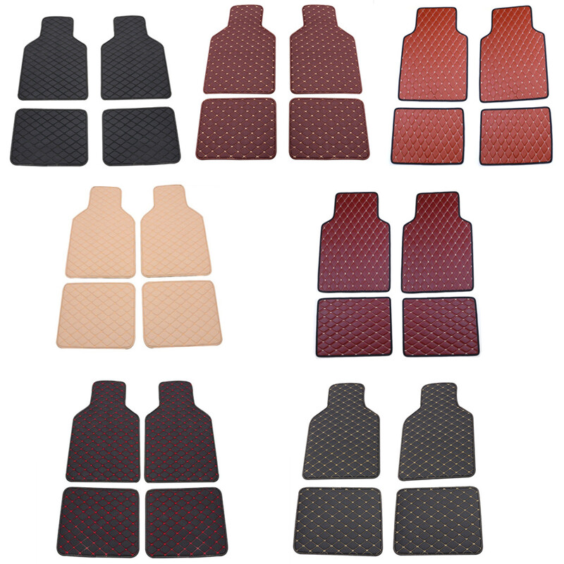 Skirta Seat Ateca Arona ibiza Leon Toledo Leon ST CUPRA Auto Kojų Kilimėliai PU Odiniai Automobilių Kilimėliai Automobilių Kilimai Salono priedai