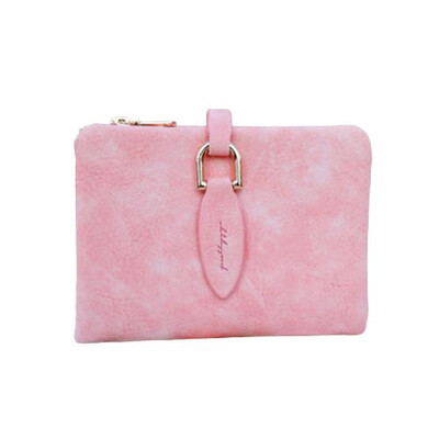 Modne ženske kratke torbice 2023 Vintage PU kožna ženska torbica sa kopčom Kratki clutch novčanik Mali mat ženski novčanik Ženska torbica