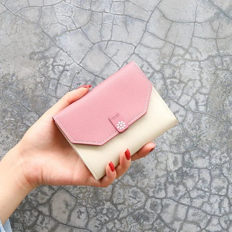 Novi luksuzni ženski kratki novčanik, modni držač za više kartica, torbica za novčiće, ženski novčanici, male torbice za novac, torbica od PU kože