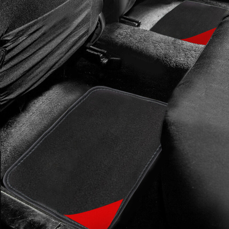 4 gab. Universālie auto grīdas paklājiņi, pretslīdes paklājiņi, auto pēdu paliktņi, auto stila paklāji