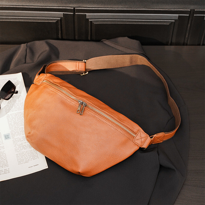 2023 Geantă de umăr de modă casual pentru bărbați retro european și american