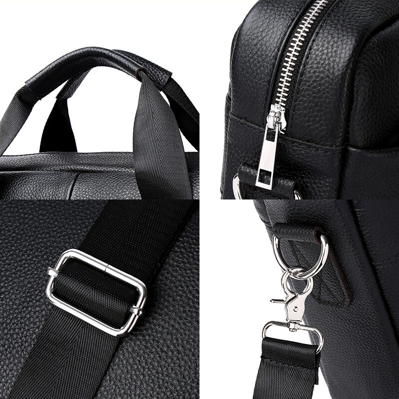 SCHLATUM īstas ādas portfeļi, cieti vīriešiem Luksusa rokassomas klēpjdatoru portfeļu somas 15,6 collu biroja biznesa datora soma