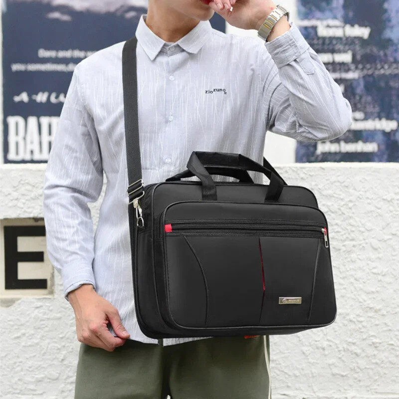 Lielas ietilpības portfelis Biznesa dokumentu informācija Uzglabāšanas somas nedēļas nogales ceļojumiem klēpjdatoru aizsardzība Organizēt rokassomu aksesuāri