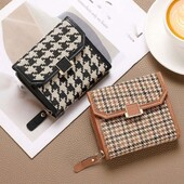 Slot cu mai multe carduri Geanta pentru carduri 2 în 1 Piele PU Stil coreean Portofel scurt Pochetă Pochetă Buzunar pentru card Fermoar Poșetă pentru monede