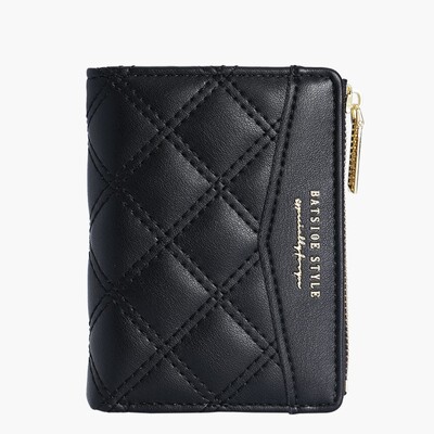 Torbica za novčiće s vezom Nova PU jednobojna kratka torba za kartice s patentnim zatvaračem