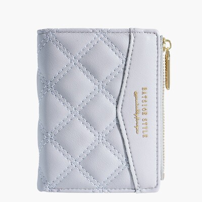 Torbica za novčiće s vezom Nova PU jednobojna kratka torba za kartice s patentnim zatvaračem