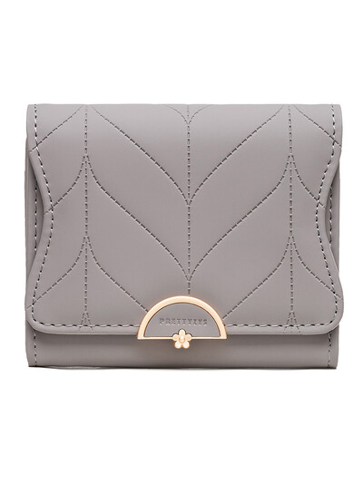 2023, poșetă scurtă pentru femei, japoneză și coreeană din PU, cataramă hardware moale, tendință simplă, totul de nișă, geantă de mare capacitate pu