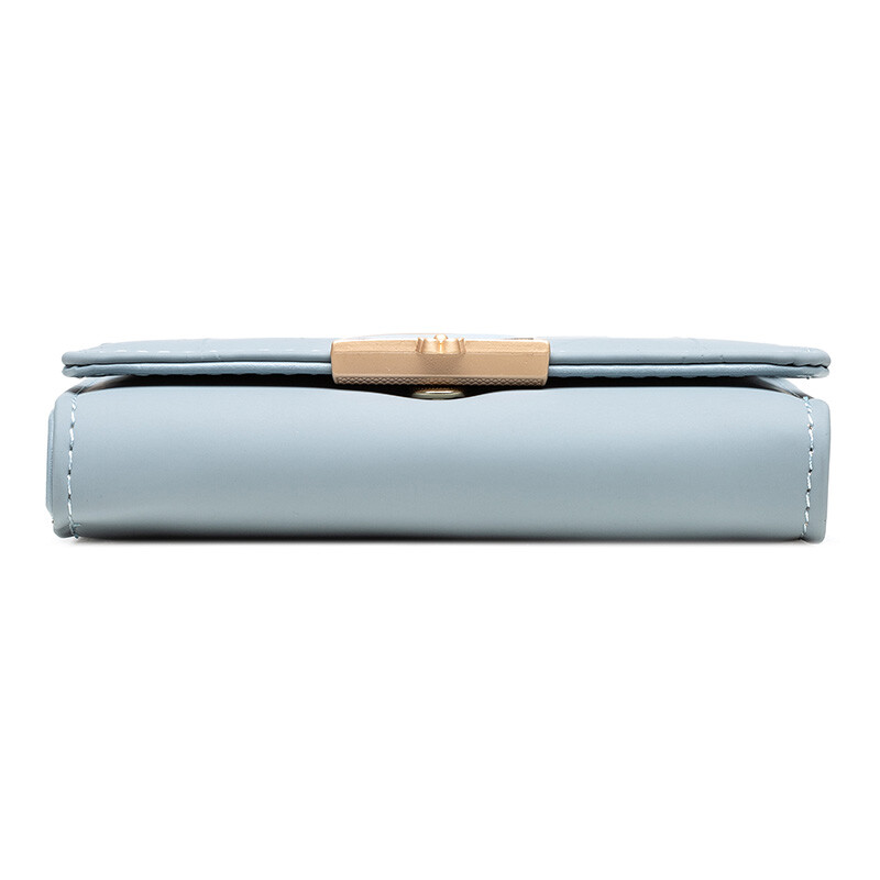 2023, poșetă scurtă pentru femei, japoneză și coreeană din PU, cataramă hardware moale, tendință simplă, totul de nișă, geantă de mare capacitate pu