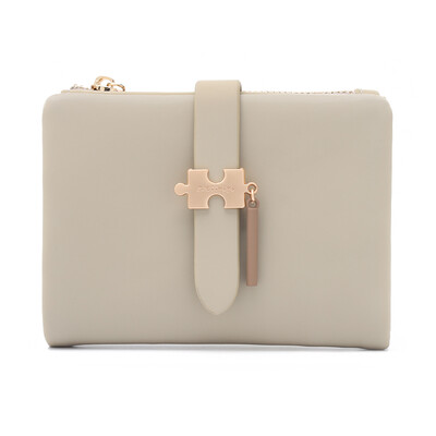 Brand Fashion Portofel scurt Poșetă pentru femei, plin de două ori, portofel pentru monede, pentru femei, cu card, Carteira mică