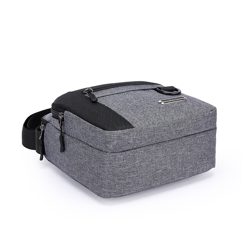 Geantă pentru bărbați de mare capacitate Geantă de umăr unică Rucsac impermeabil și rezistent la uzură Buzunare multiple pentru afaceri de afaceri