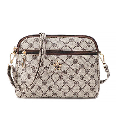 Nova ljetna torba preko ramena visokog kapaciteta za 2024. Modna višeslojna torba Sredovječna ženska ručna torba