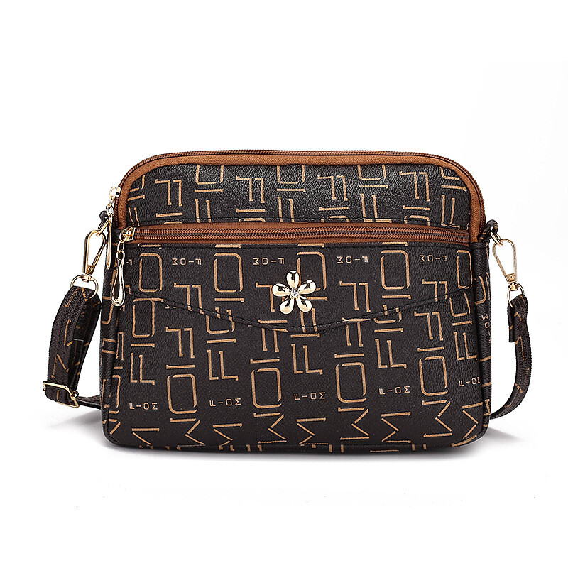 Nova ljetna torba preko ramena visokog kapaciteta za 2024. Modna višeslojna torba Sredovječna ženska ručna torba