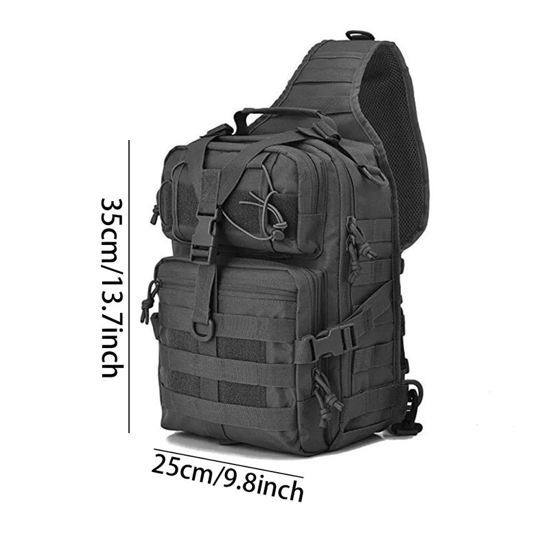 1PC Minimalistička torba za nošenje na otvorenom, putna torba za rame, svestrana torba za prsa, ruksak za vanjsko planinarenje, biciklistički ruksak