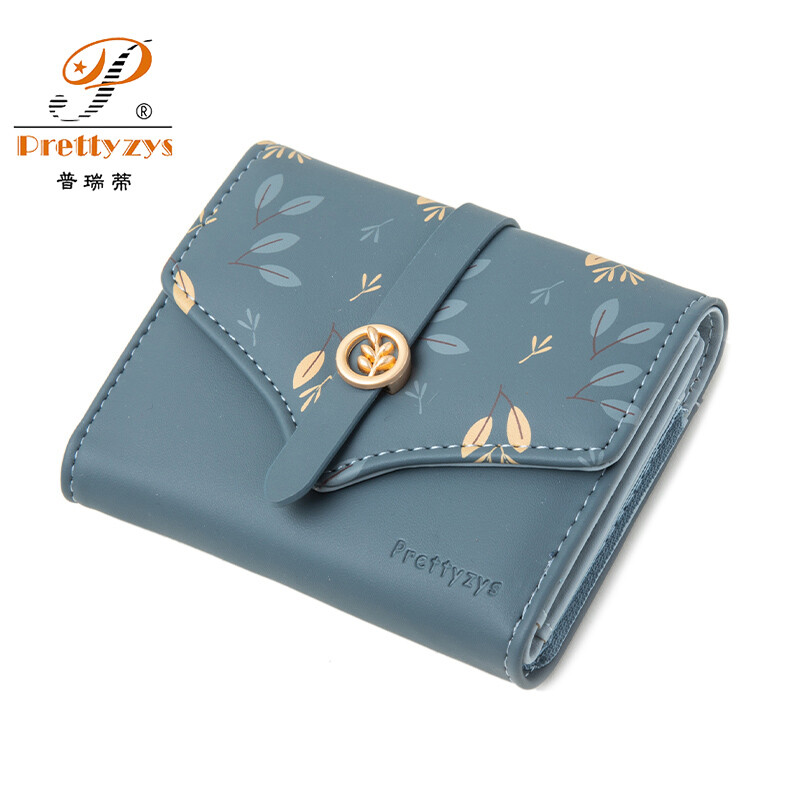 Portofel de femeie Portofel noi de imprimare pentru femei Poșetă scurtă de schimbare Geantă de mână pentru monede Carduri Numerar Piele PU Buzunar pentru monede Cartera Mujer