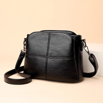 Sieviešu somas Retro dizaina Crossbody Bag Trend kvalitātes PU ādas spainis plecu somas Mazas rokassomas sievietēm