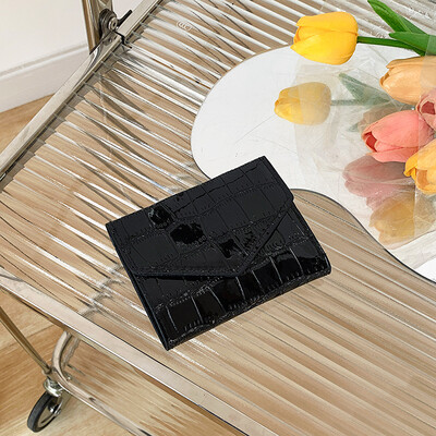 Moda simplă, trei ori, clipă scurtă, mini portofel pentru femei, portofel scurt, posetă pentru femei, cu mai multe carduri, multifuncțional, portmoneu