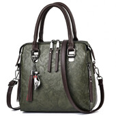 Genți de mână de epocă din piele PU pentru femei Genți de mesager pentru femei Totes Genți de umăr de designer cu ciucuri Genți de mână Boston Vânzare caldă